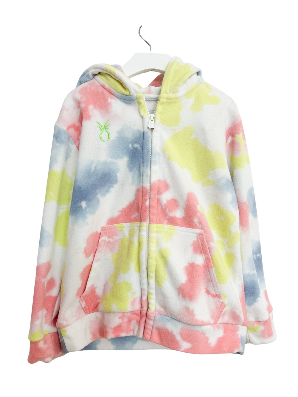 Dudley Stephens Kids  Tie-Dye Zip Hoodie - Pastel Multi (Small)